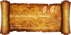 Globotschnig Gemma névjegykártya