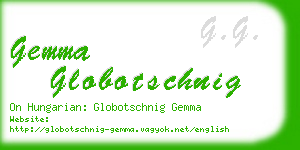 gemma globotschnig business card